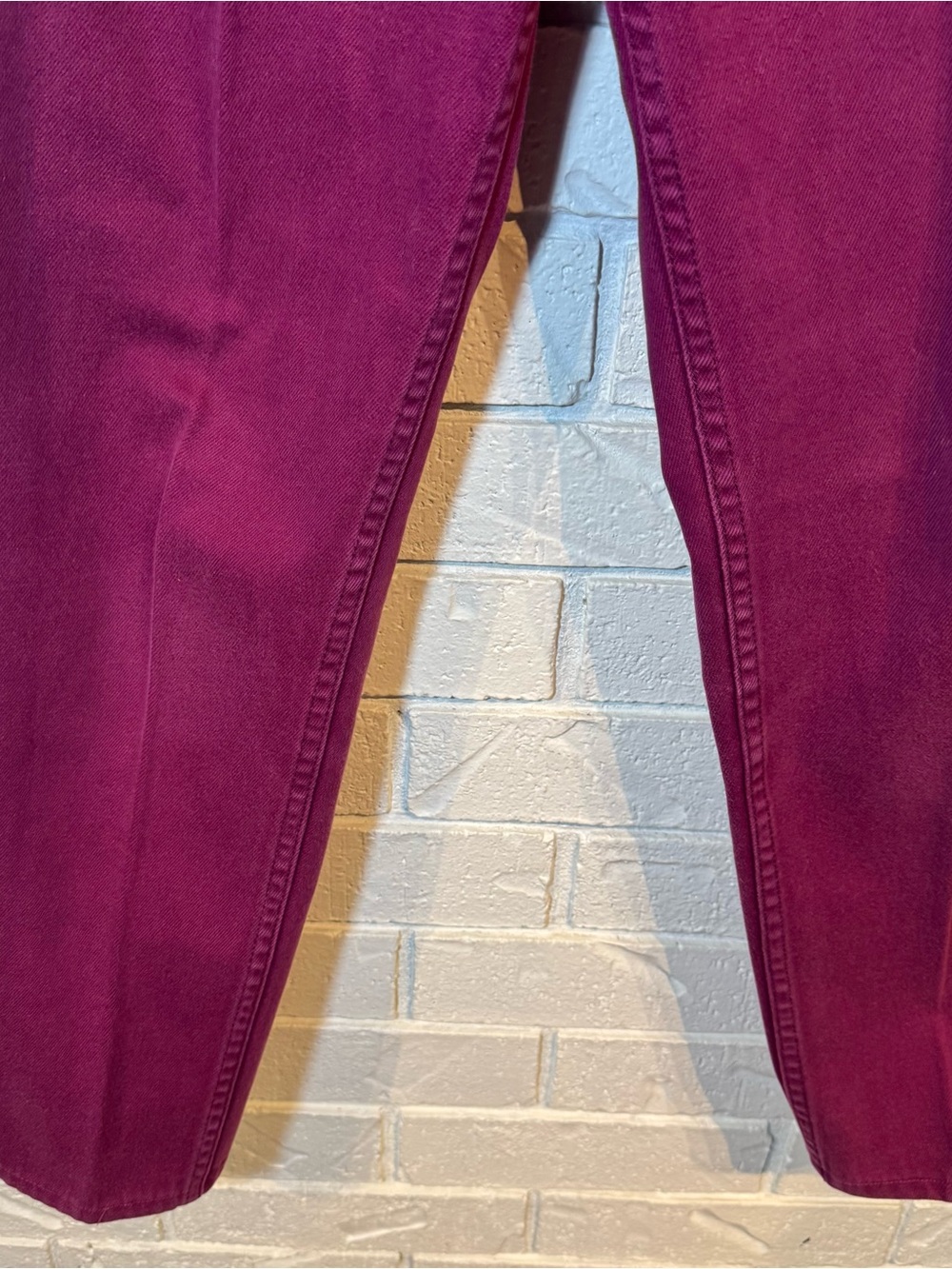 Vintage 90s Lawman Maroon Jeans Womens 26” - Picture 3 of 7